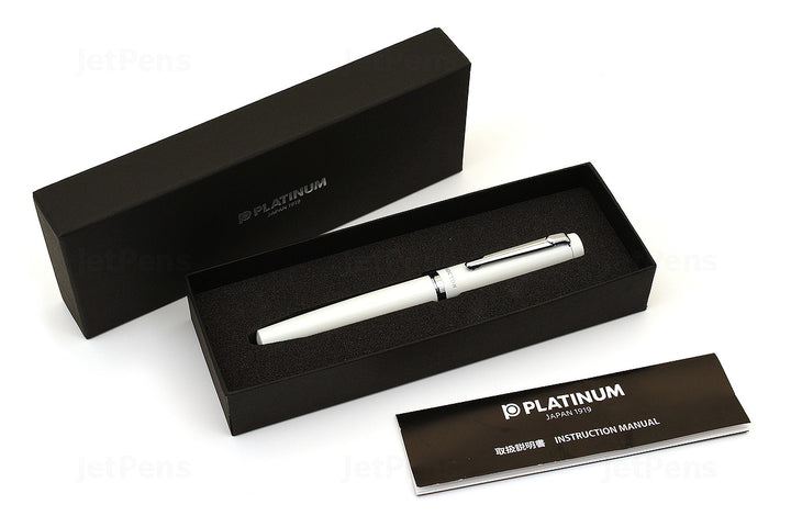 Platinum Procyon Fountain Pen - Porcelain White