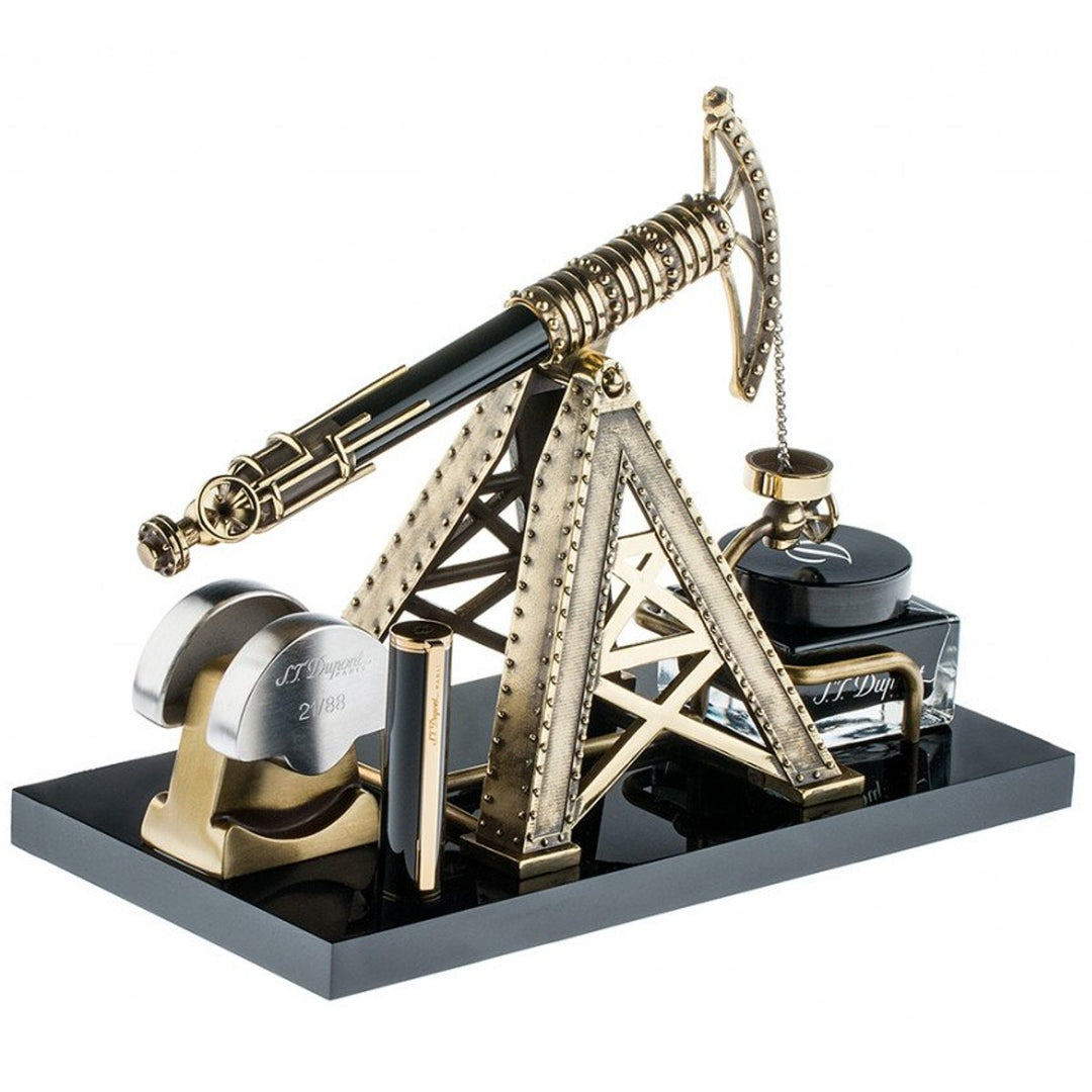 S.T. Dupont Haute Creation Fountain Pen - Black Gold