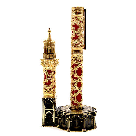 S.T. Dupont Haute Creation Architecture Collection Rollerball Pen - Saint Basile