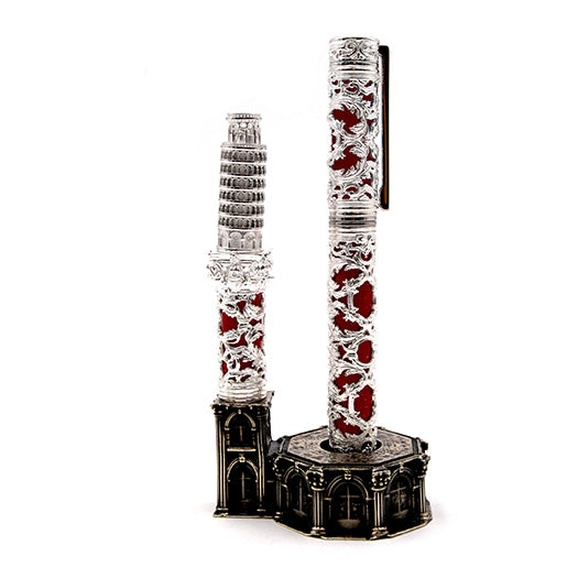 S.T. Dupont Haute Creation Architecture Collection Rollerball Pen - Tower of Pisa