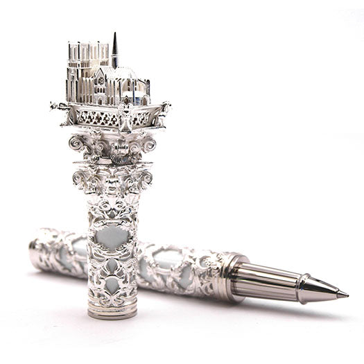 S.T. Dupont Haute Creation Architecture Collection Rollerball Pen - Notre Dame