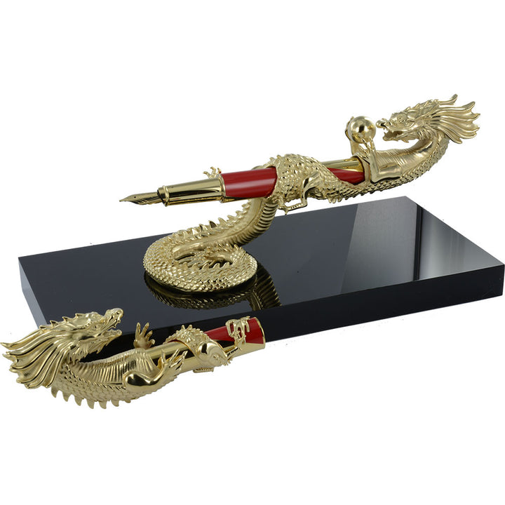 S.T. Dupont Haute Creation Double Dragon Fountain Pen - Exclusive Edition