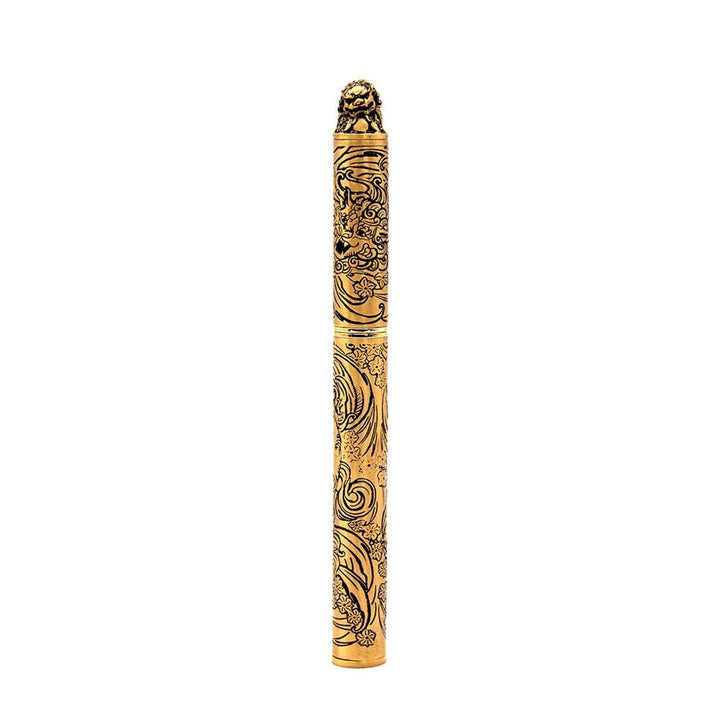 S.T. Dupont Haute Creation Tattoo Collection Rollerball Pen - Gold Foo Dog