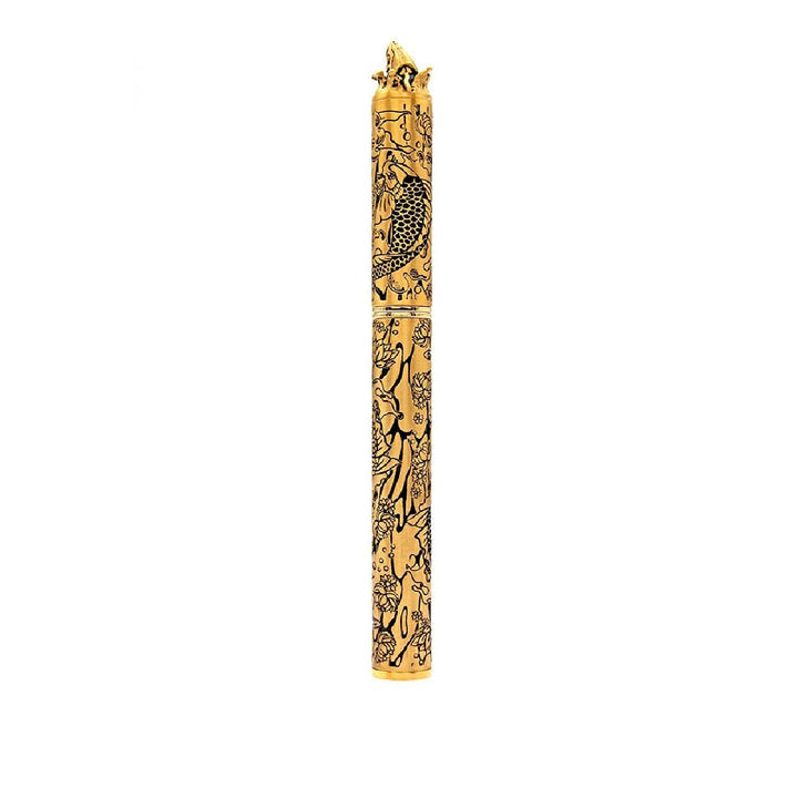 S.T. Dupont Haute Creation Tattoo Collection Rollerball Pen - Gold Koi Fish
