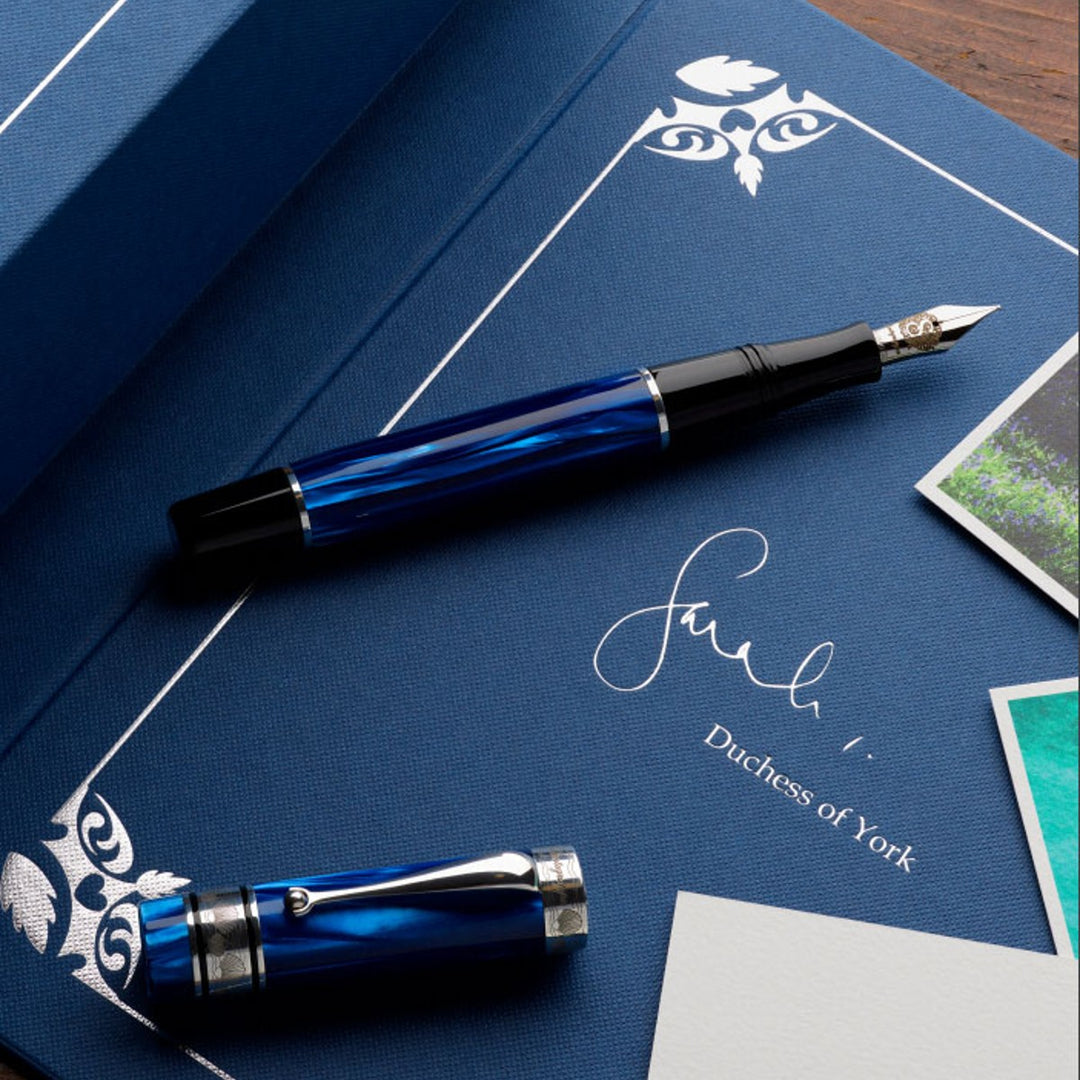 Montegrappa Duchess of York Fountain Pen - Ocean
