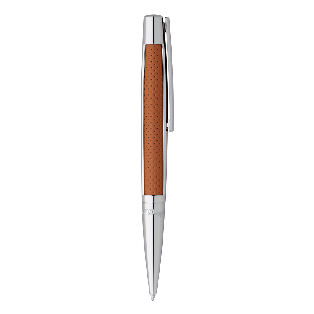 S.T. Dupont Défi Ballpoint Pen - Brown Leather