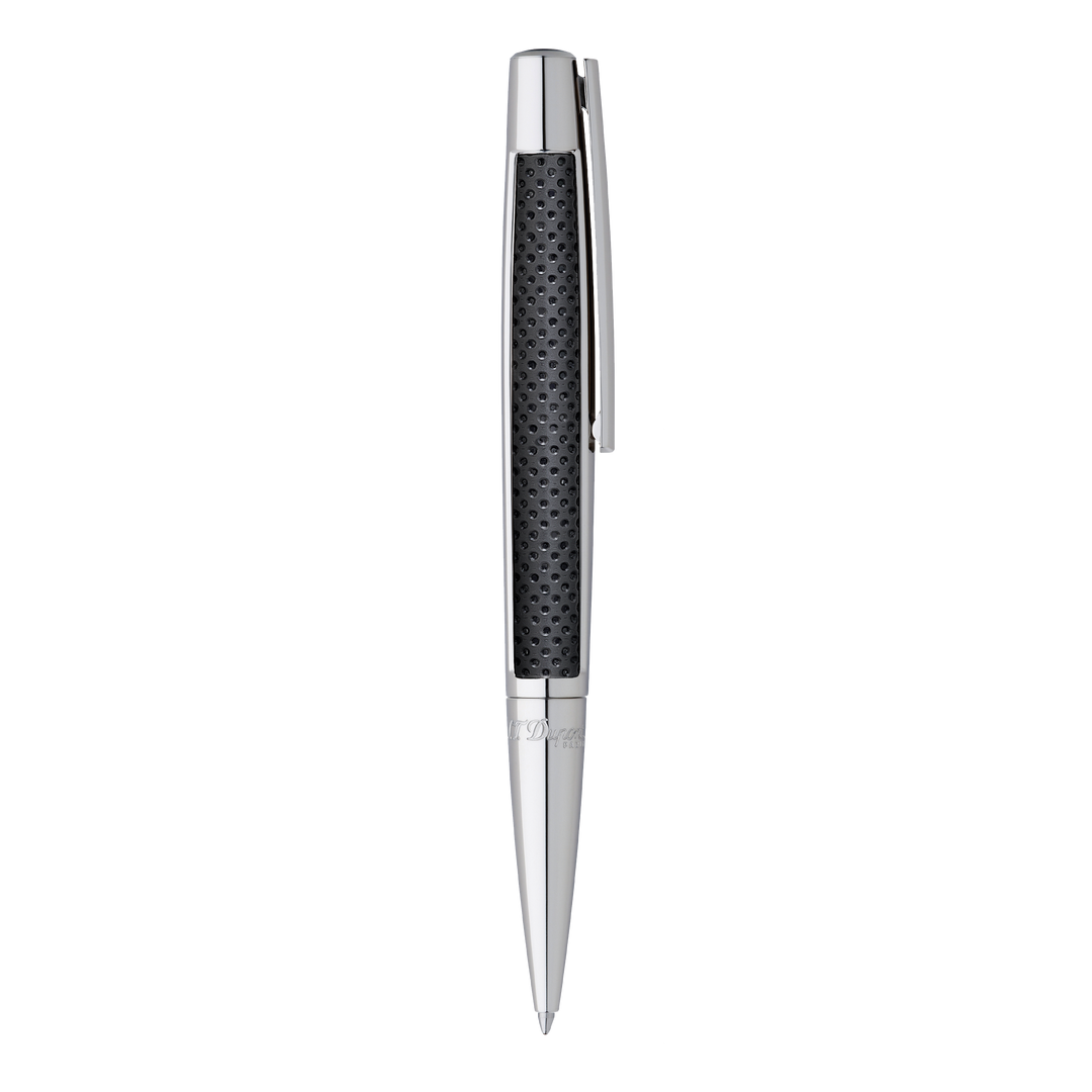 S.T. Dupont Défi Ballpoint Pen - Black Leather