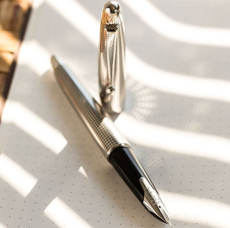 Pilot Sterling Fountain Pen - Silvern Koushi