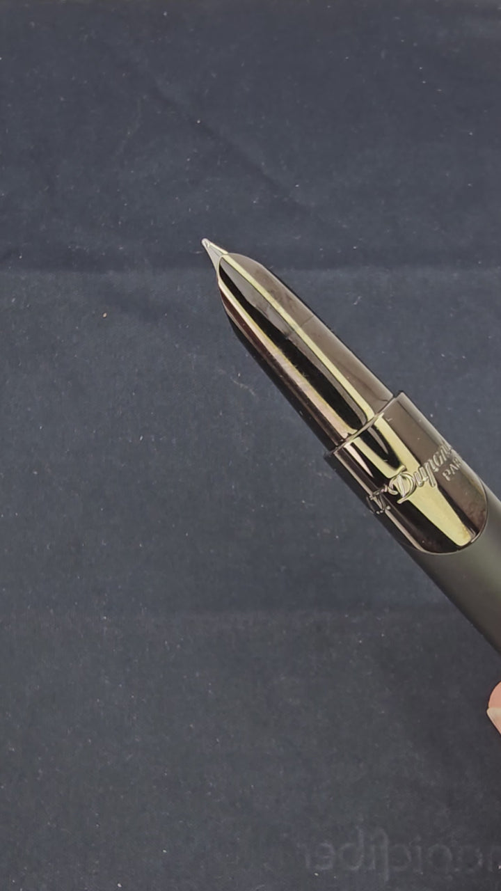 S.T. Dupont Défi Millenium Fountain Pen - Silver & Black