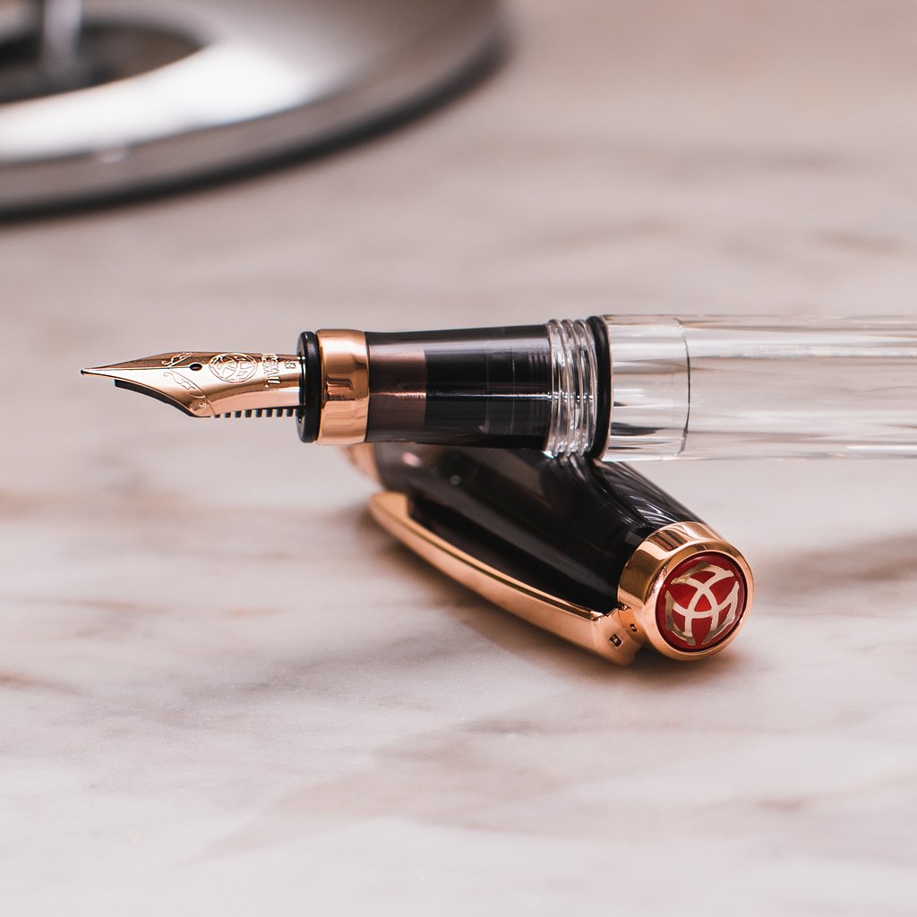 TWSBI Diamond 580AL Fountain Pen - Smoke Rose Gold II