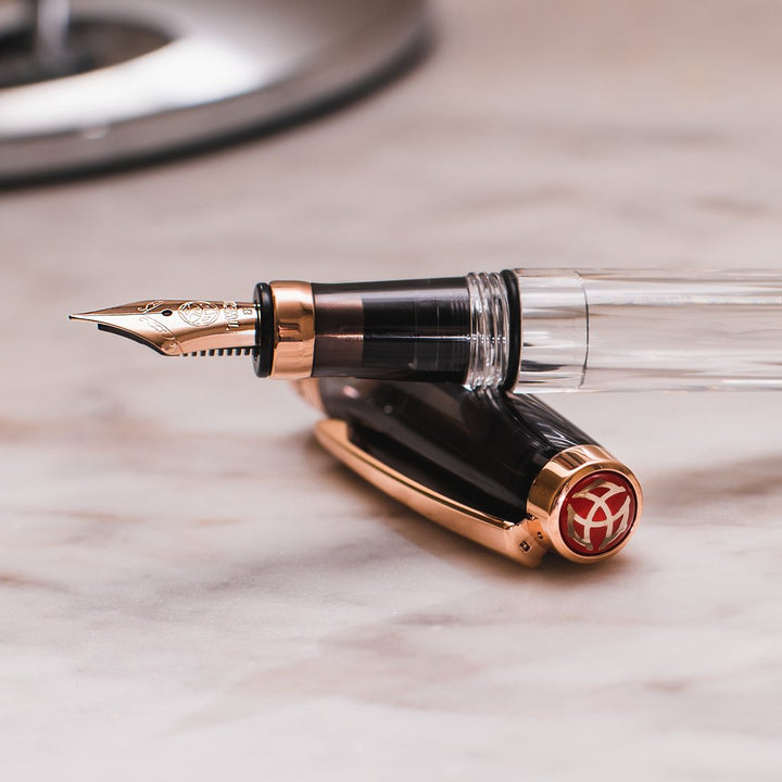TWSBI Diamond 580AL Fountain Pen - Smoke Rose Gold II