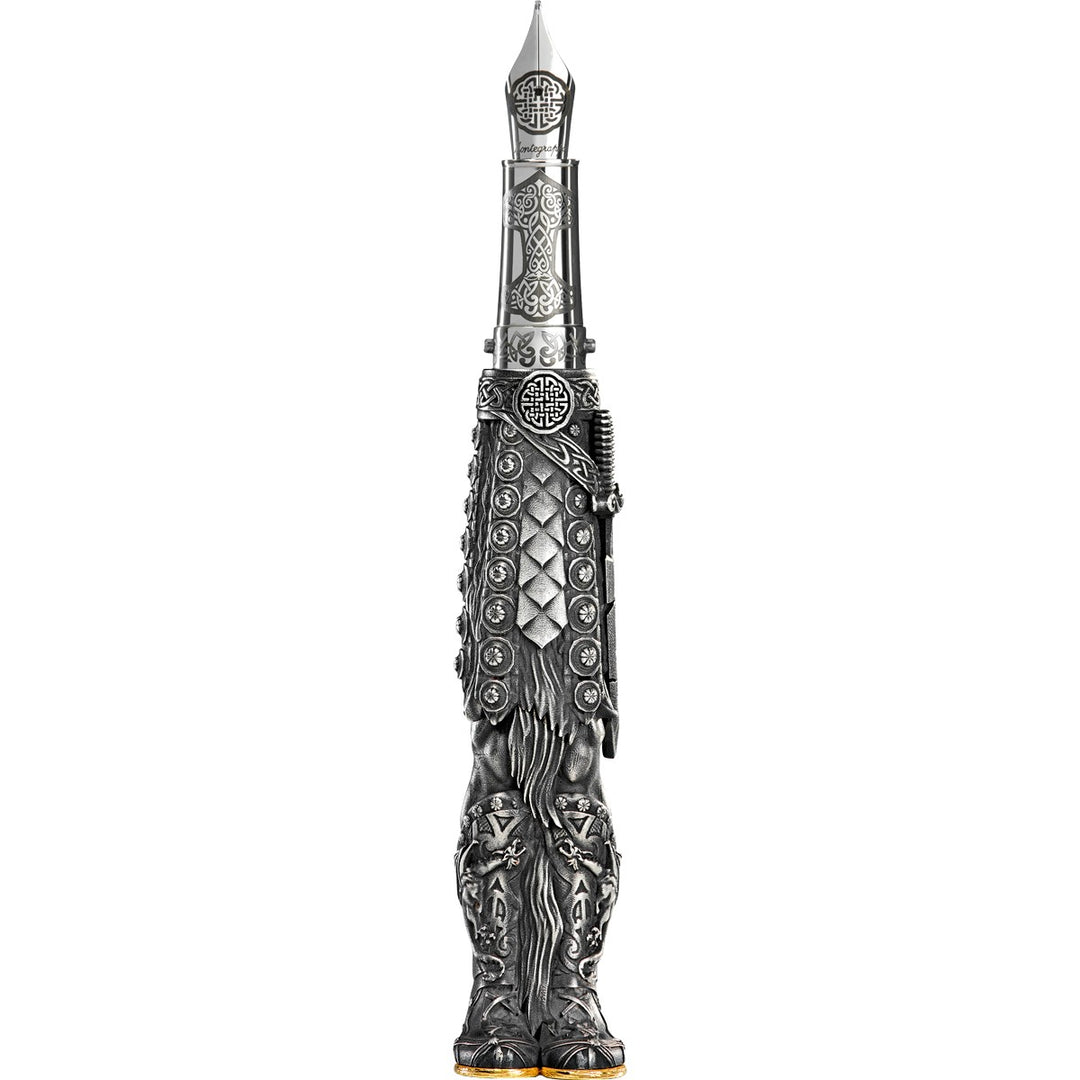 Montegrappa Viking Fountain Pen - Sterling Silver
