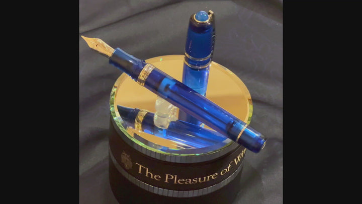 Visconti Homo Sapiens Demo Stones Sapphire - Fountain Pen