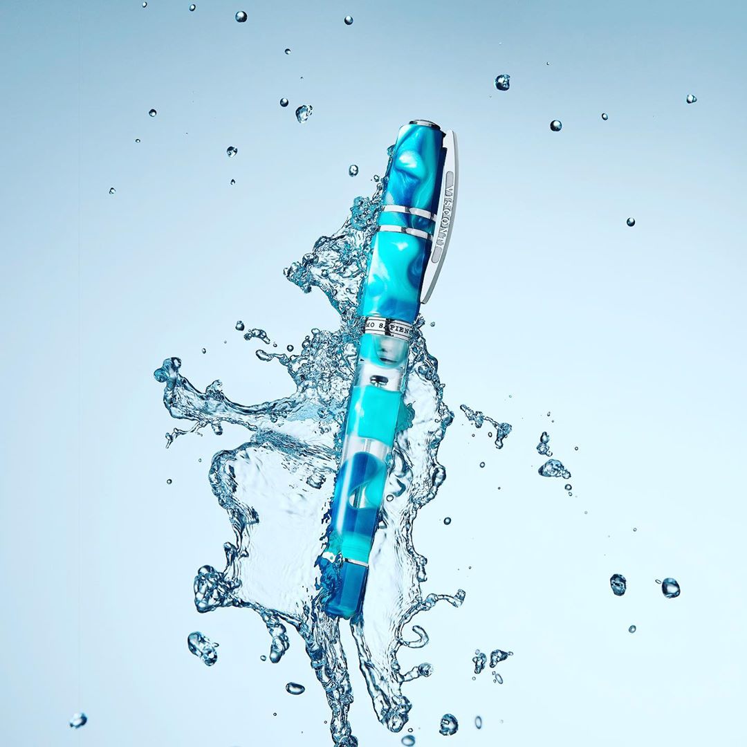 Visconti Homo Sapiens Rollerball Pen - Blue Lagoon