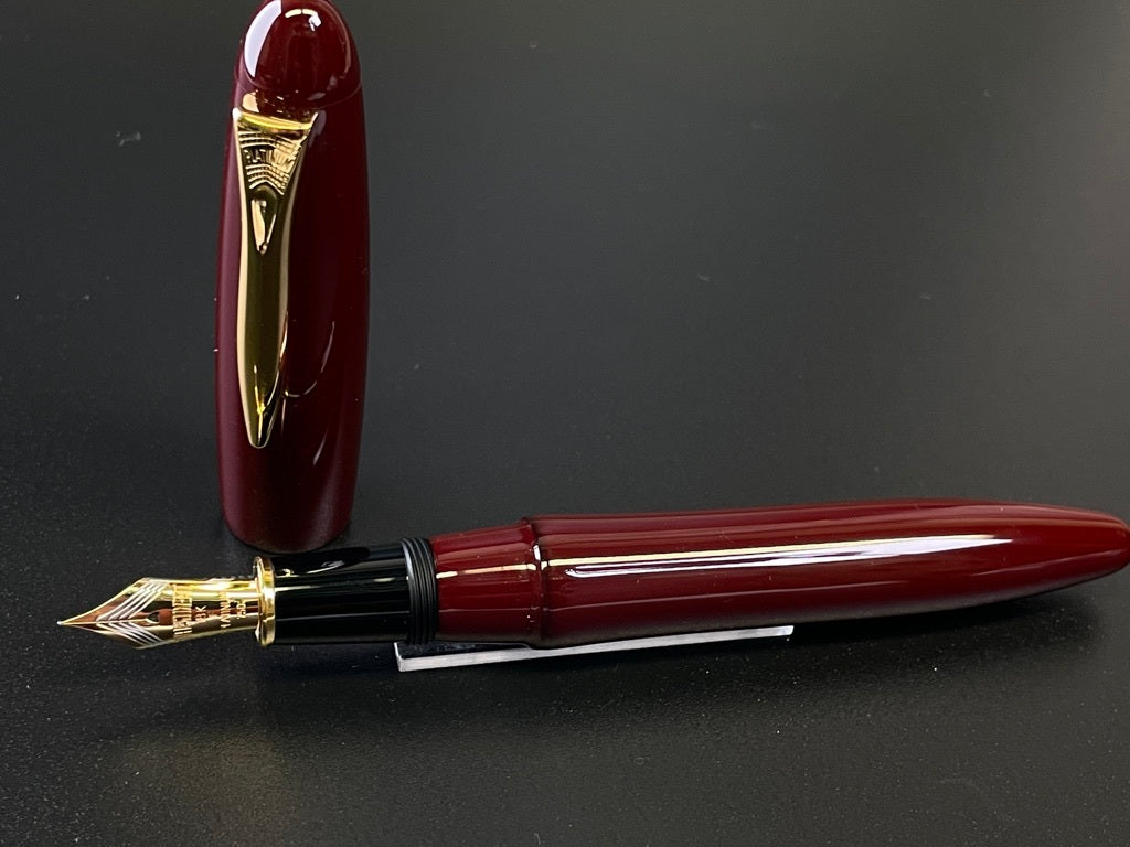 Platinum Izumo Urushi Fountain Pen - Carmel Sunset