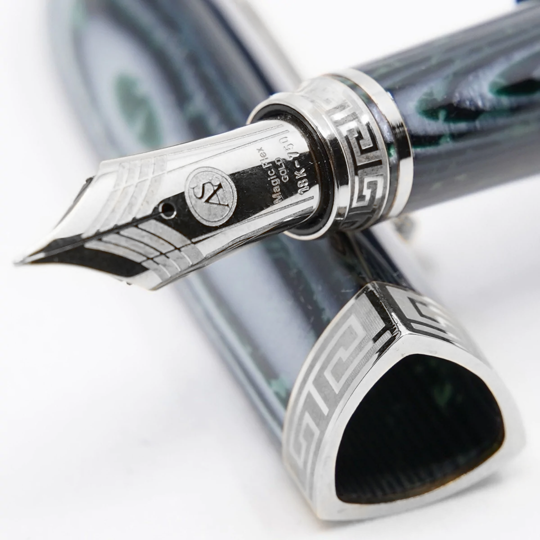 Armando Simoni Club Triangolo Arco Verde Rhodium Trim