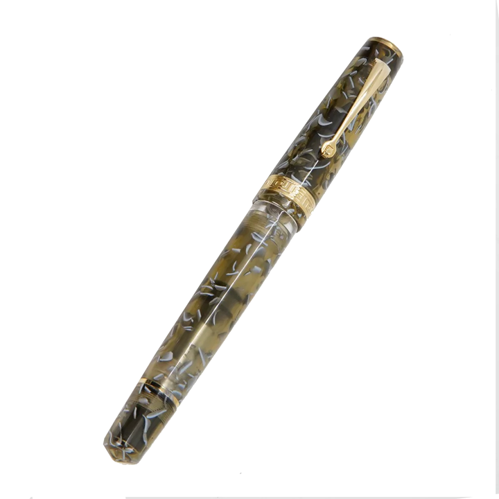 Armando Simoni Club Studio Green Guatemala Fountain Pen - Gold Trim