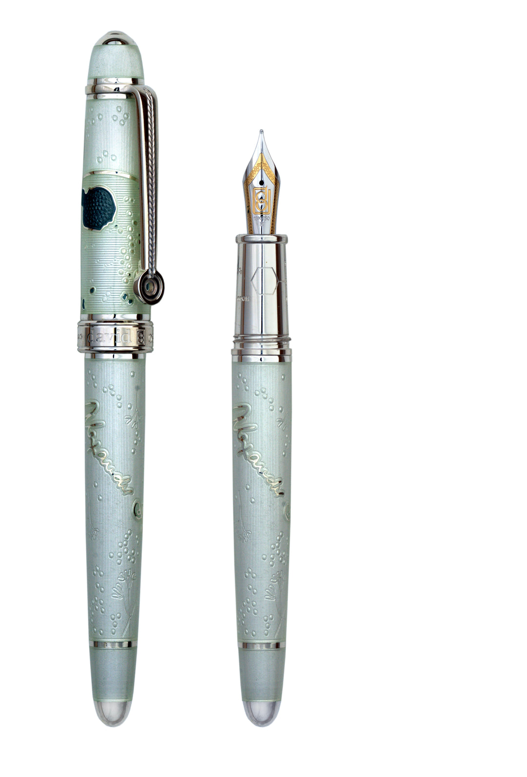 David Oscarson Sir Alexander Fleming White - Fountain Pen