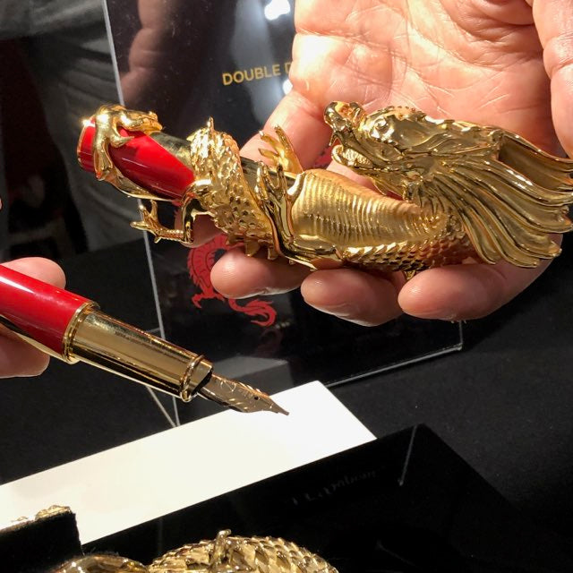 S.T. Dupont Haute Creation Double Dragon Fountain Pen - Exclusive Edition