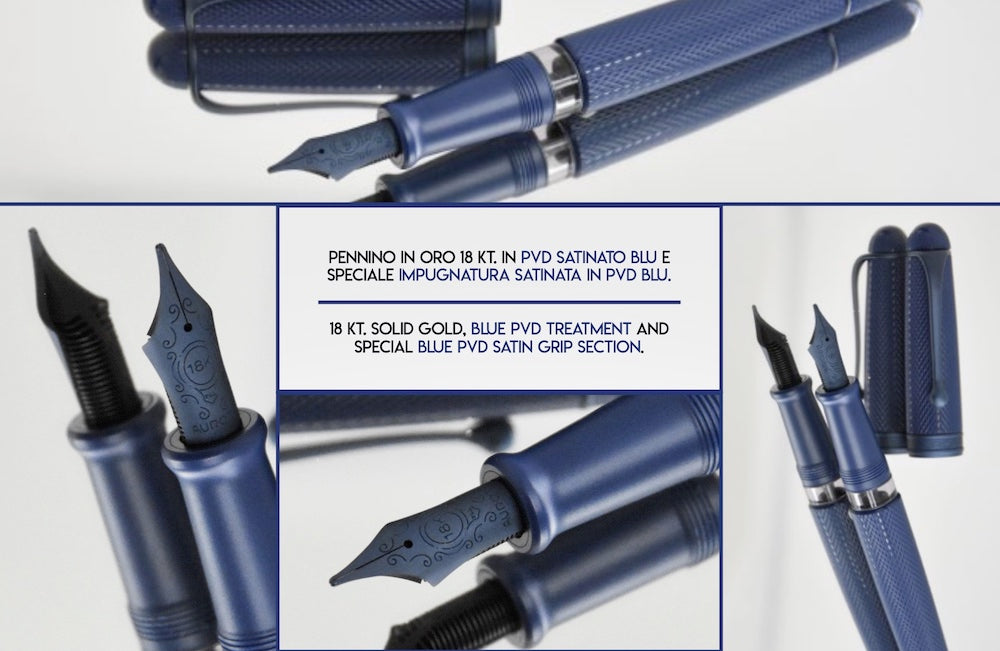 Aurora 88 LE Fountain Pen - Blue Mamba