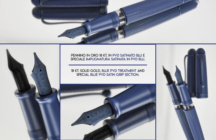 Aurora 88 LE Fountain Pen - Blue Mamba