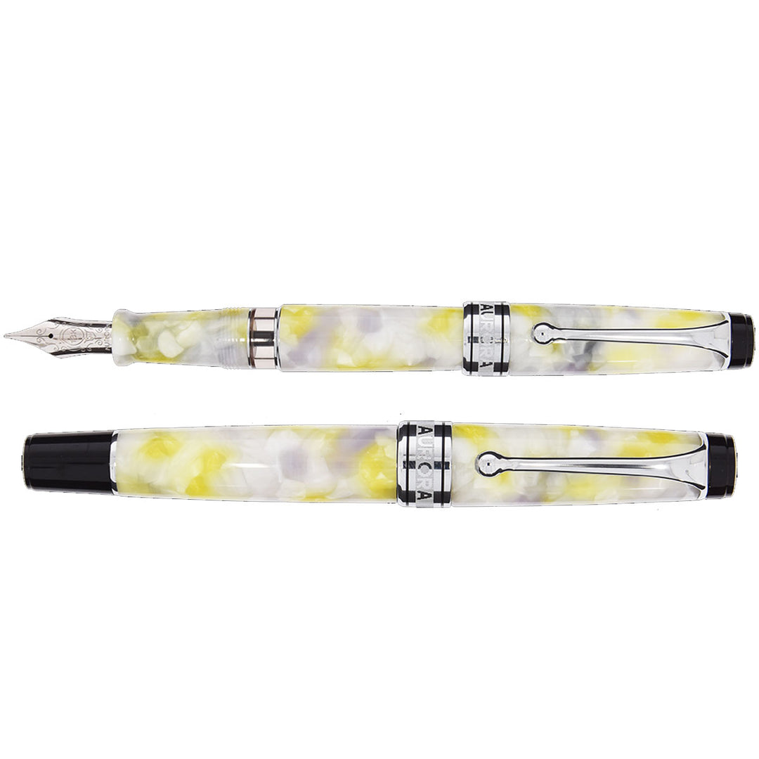 Aurora Optima Caleidoscope Luce Bianca - Fountain Pen
