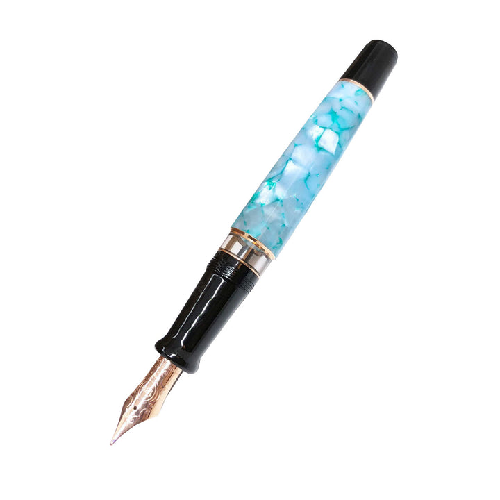 Aurora Optima Sun Moon Lake Fountain Pen - Sunset