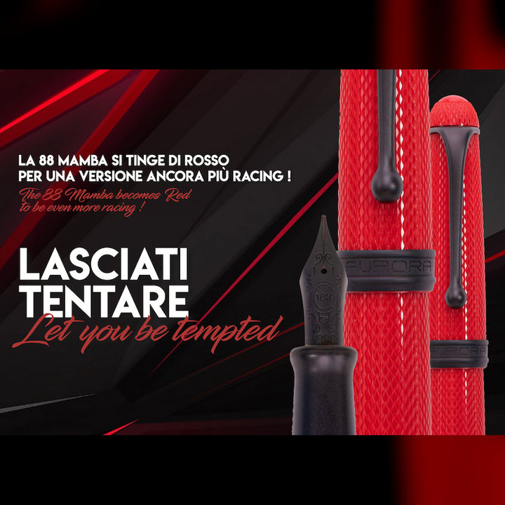 Aurora 88 LE Fountain Pen - Red Mamba