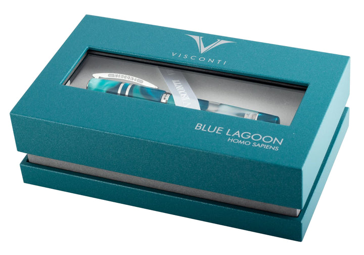 Visconti Homo Sapiens Rollerball Pen - Blue Lagoon