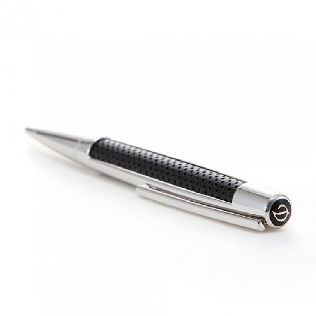 S.T. Dupont Défi Ballpoint Pen - Black Leather