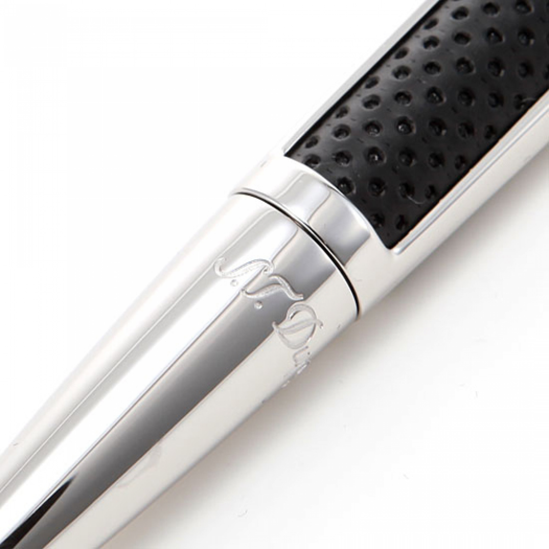 S.T. Dupont Défi Ballpoint Pen - Black Leather