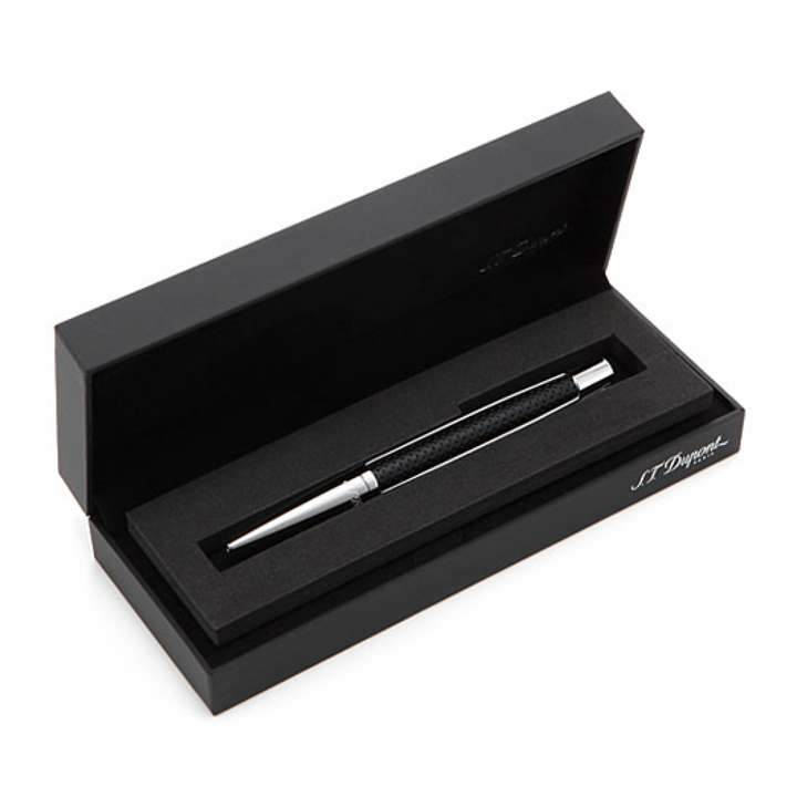 S.T. Dupont Défi Ballpoint Pen - Black Leather