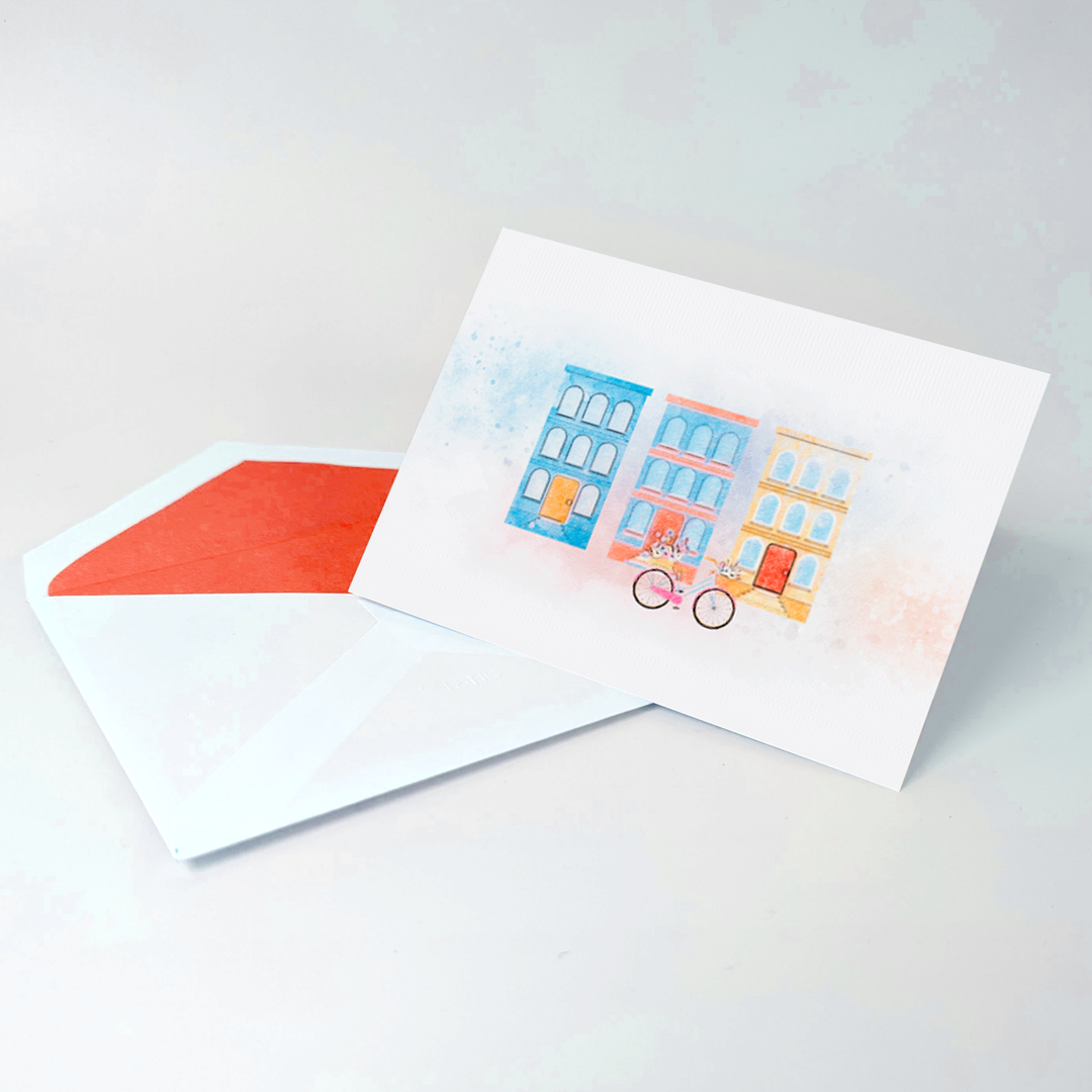 Crane "Perfect Day" Notecard Set w/ Lined Envelopes (10 ct)