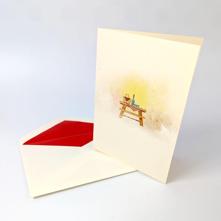 Crane "Perfect Day" Notecard Set w/ Lined Envelopes (10 ct)