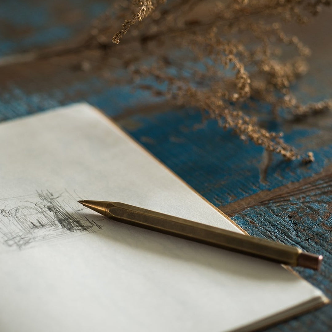 YStudio Classic Revolve 0.7mm Mechanical Pencil - Brass