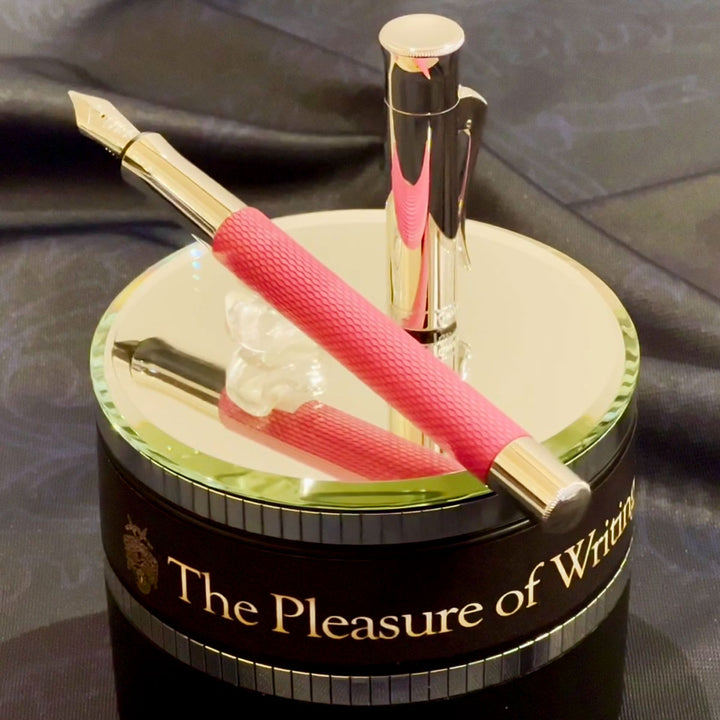 Graf von Faber-Castell Guilloche Electric Pink Fountain Pen