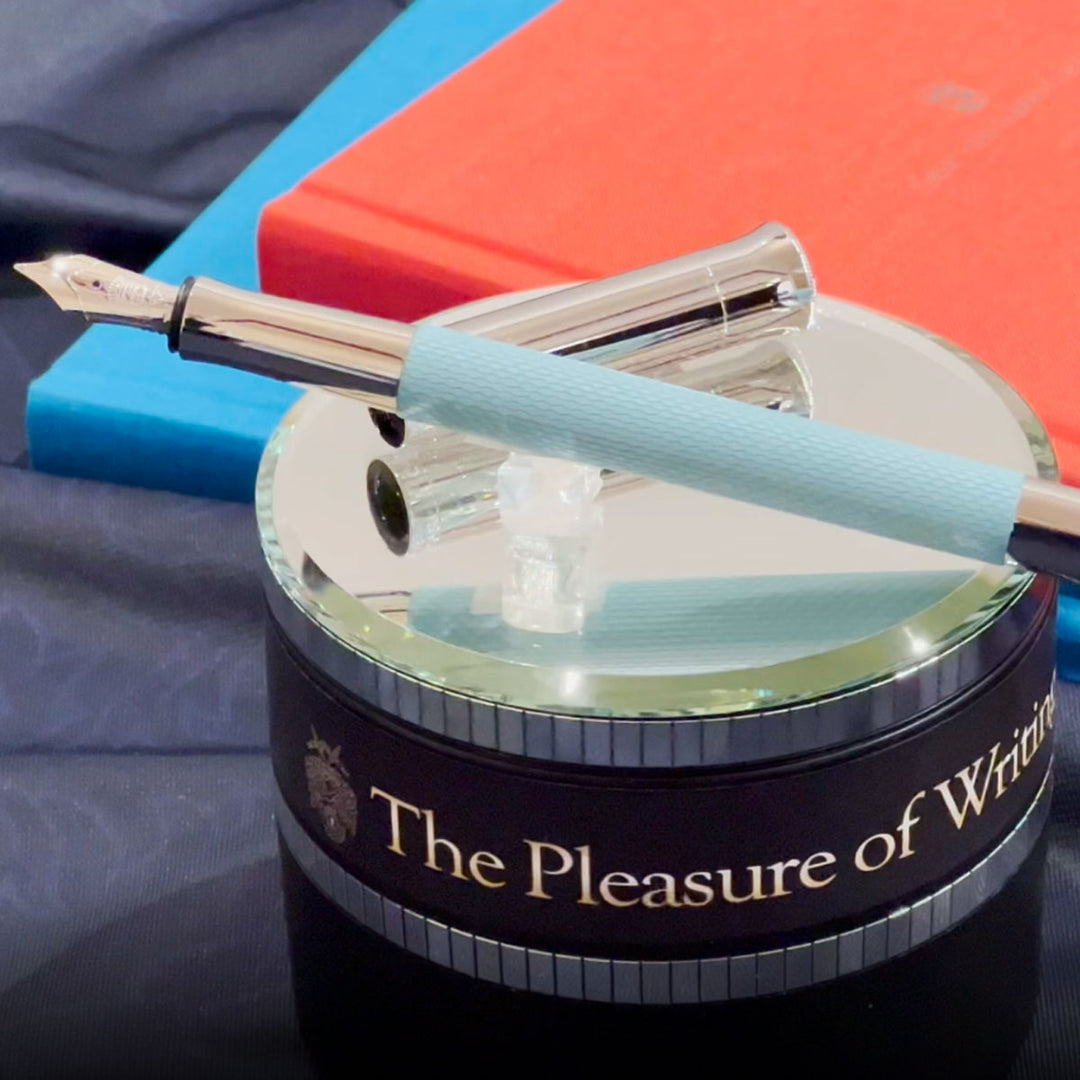 Graf von Faber-Castell Guilloche Turquoise Fountain Pen