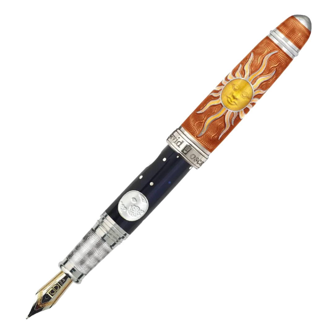 David Oscarson Celestial Blazing Saffron Pen