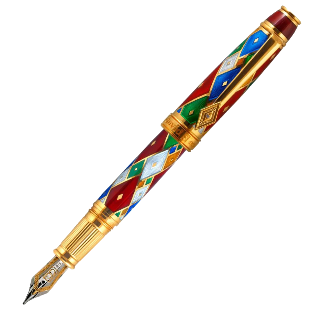 David Oscarson Harlequin Ruby Red Pen