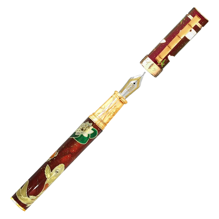 David Oscarson Koi Collection Ruby Red Pen