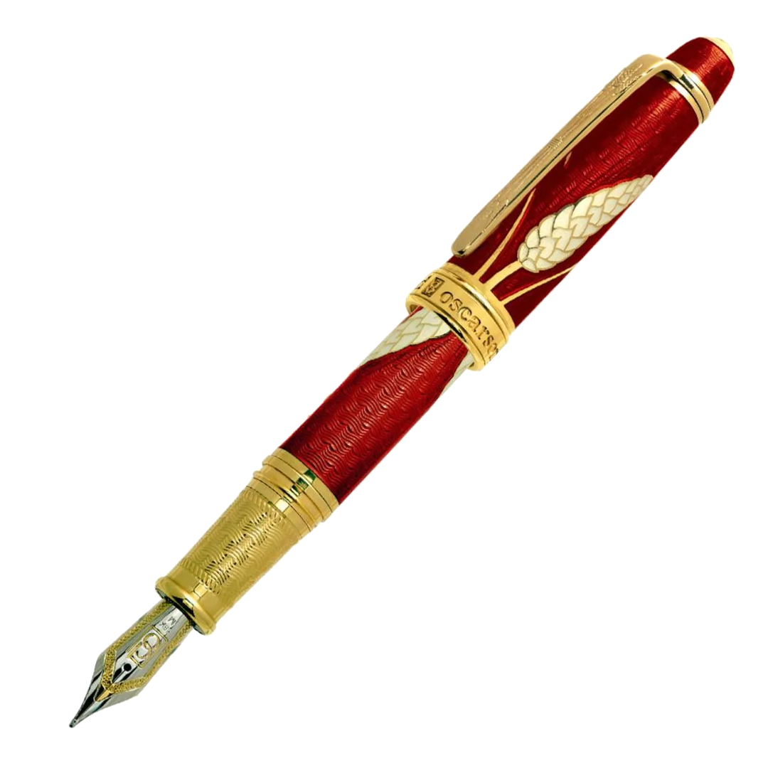 David Oscarson Harvest Maple Red Pen