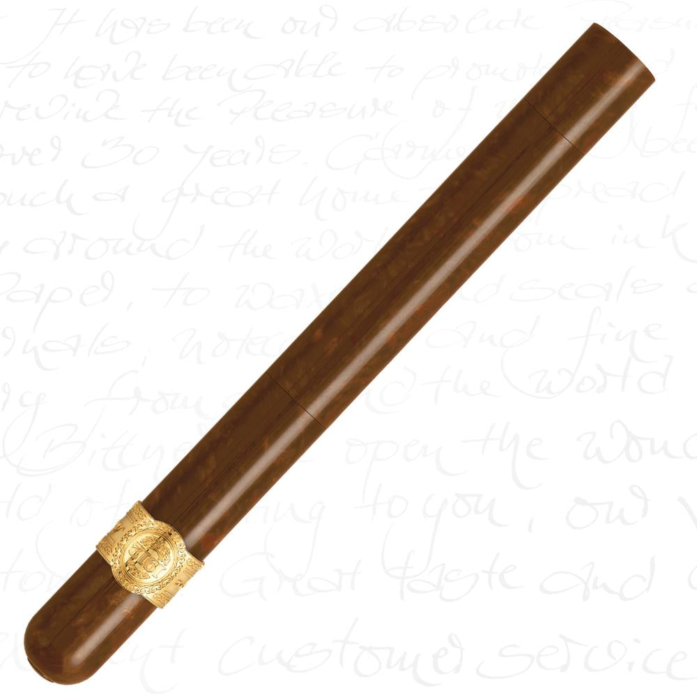 Montegrappa Cigar Pen - Gold Fountain Pen - On Sale