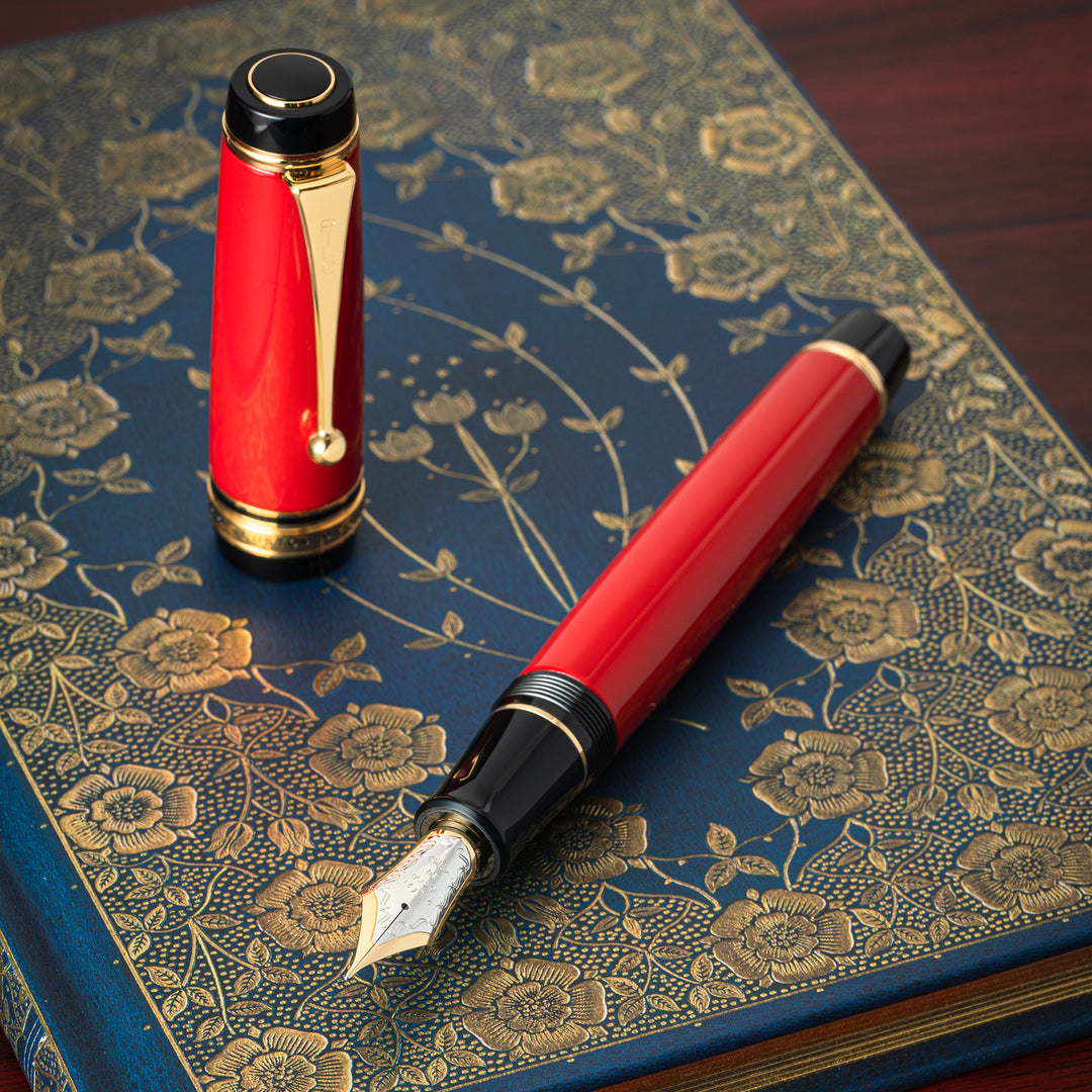 Pilot Custom Urushi Fountain Pen - Vermilion