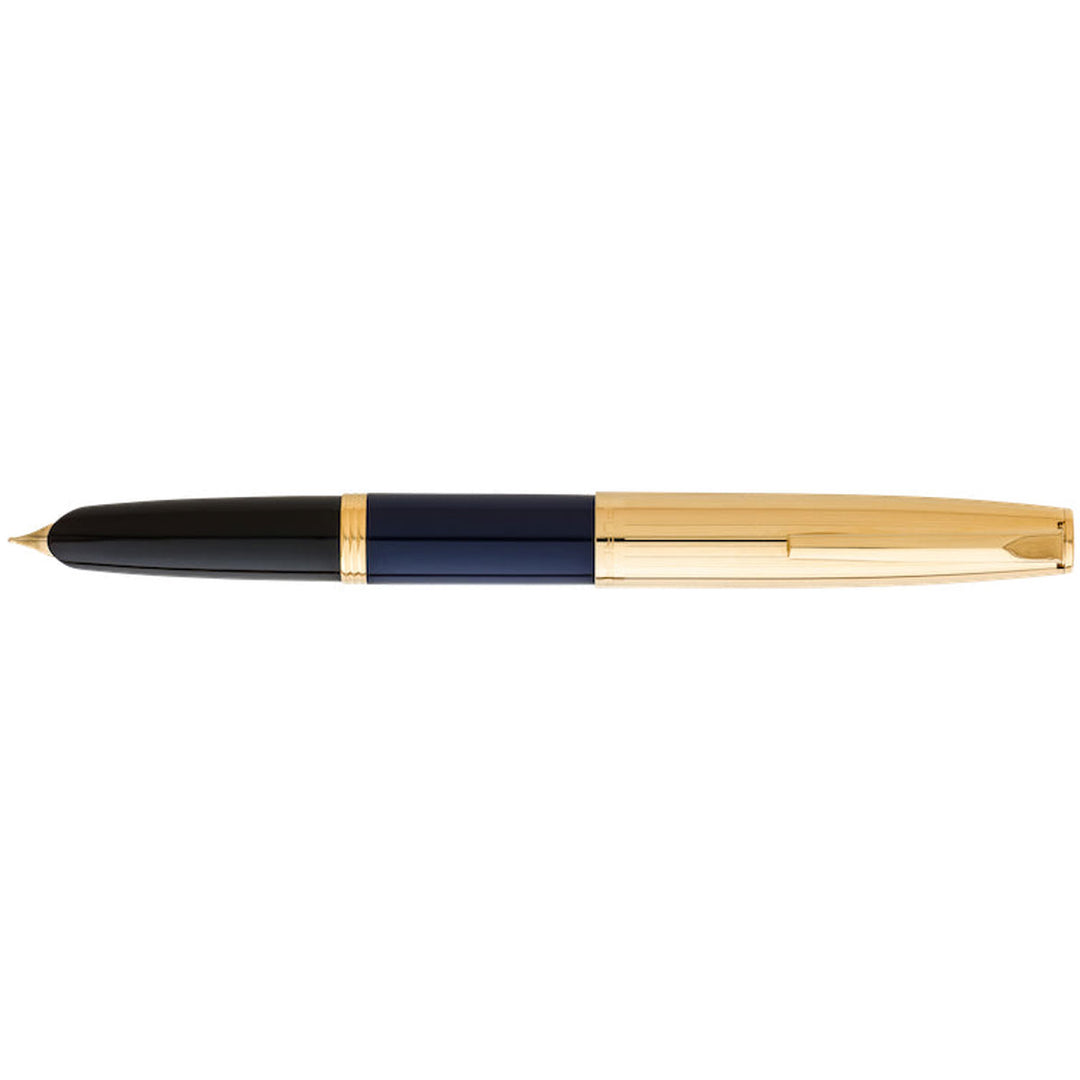 Aurora Duo Cart Fountain Pen - Dark Blue