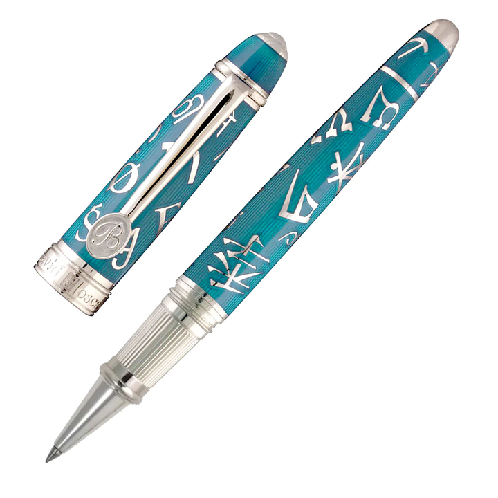 David Oscarson Lingua Pacifica Teal - Rollerball