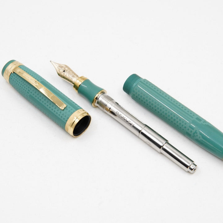 Bexley New Yorker Empire State Building Chased - Green Ebonite