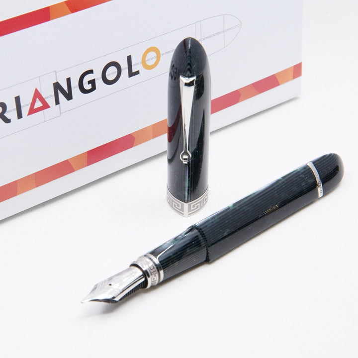 Armando Simoni Club Triangolo Arco Verde Rhodium Trim