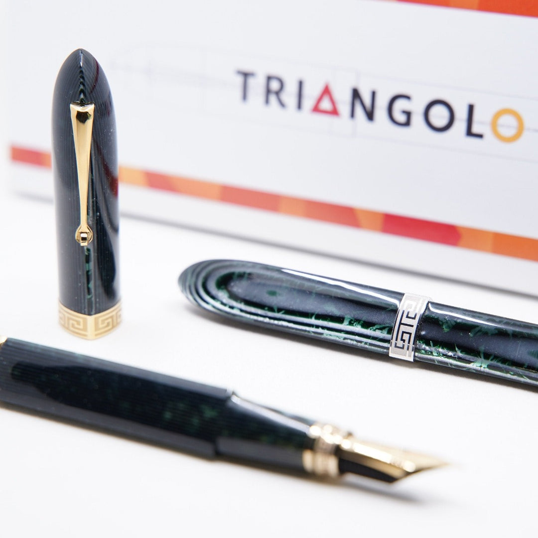 Armando Simoni Club Triangolo Arco Verde Rhodium Trim