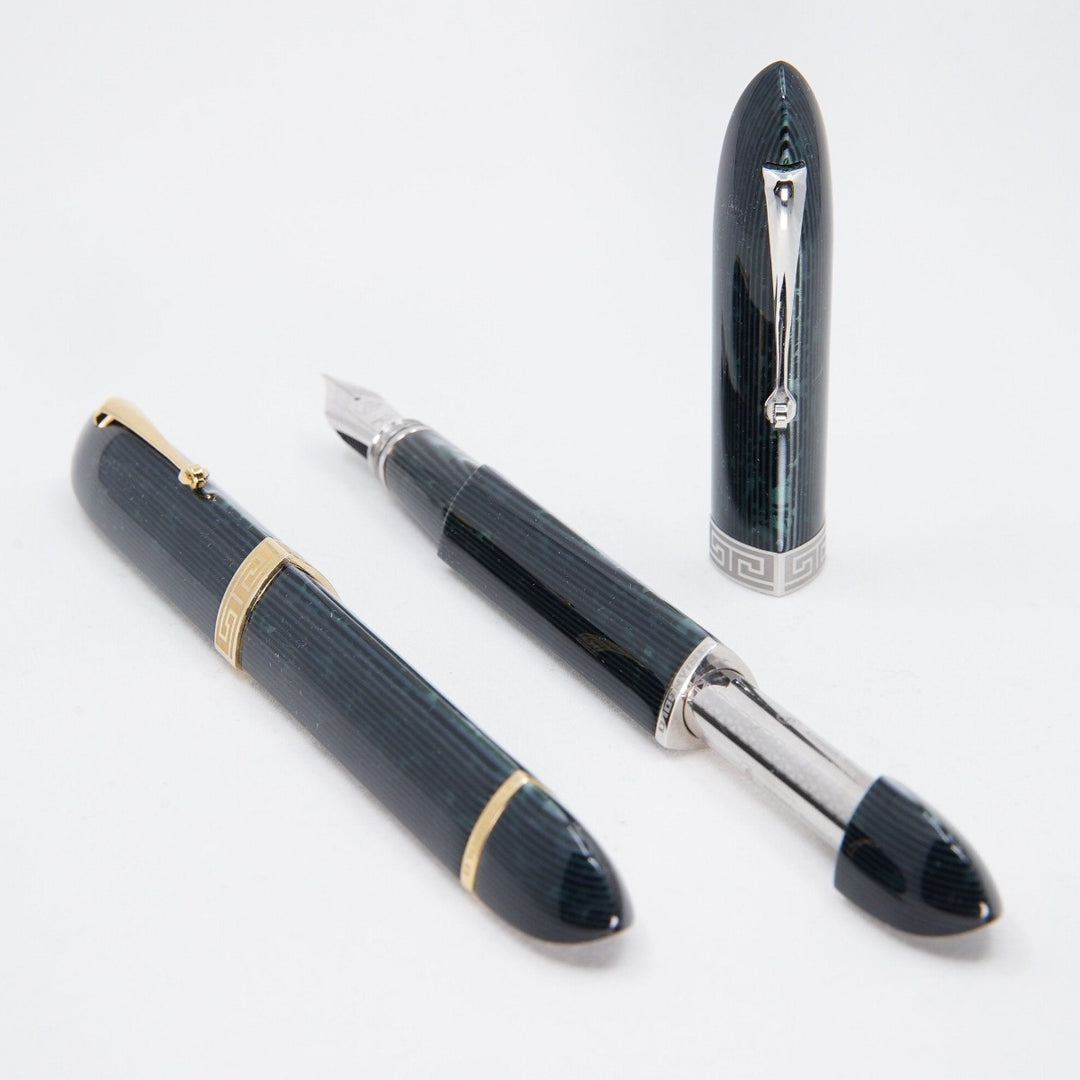 Armando Simoni Club Triangolo Arco Verde Rhodium Trim