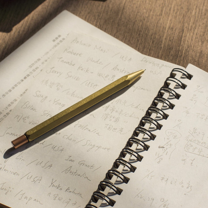 YStudio Classic Revolve 0.7mm Mechanical Pencil - Brass